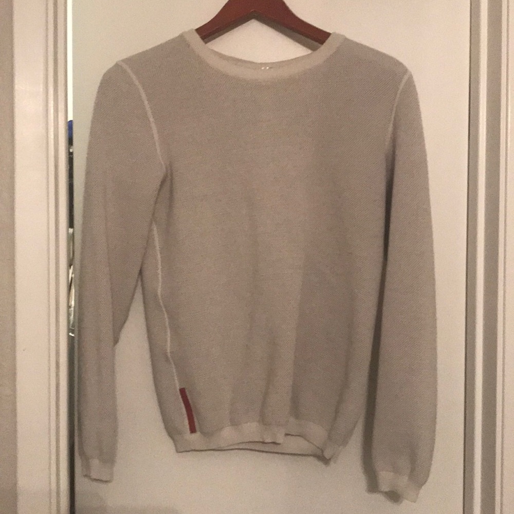PRADA knit, beige, size 48.